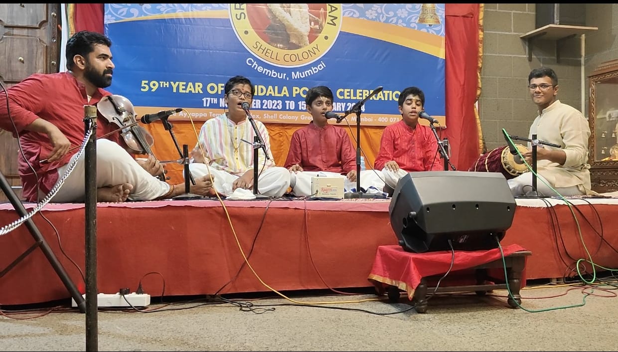 VACM Students Performing at Chembur Ayappa Temple